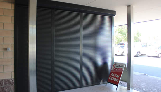 Shop roller shutters