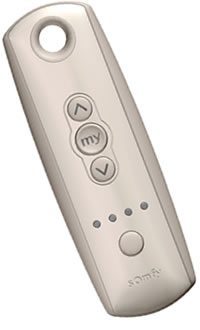 Somfy shutter remote